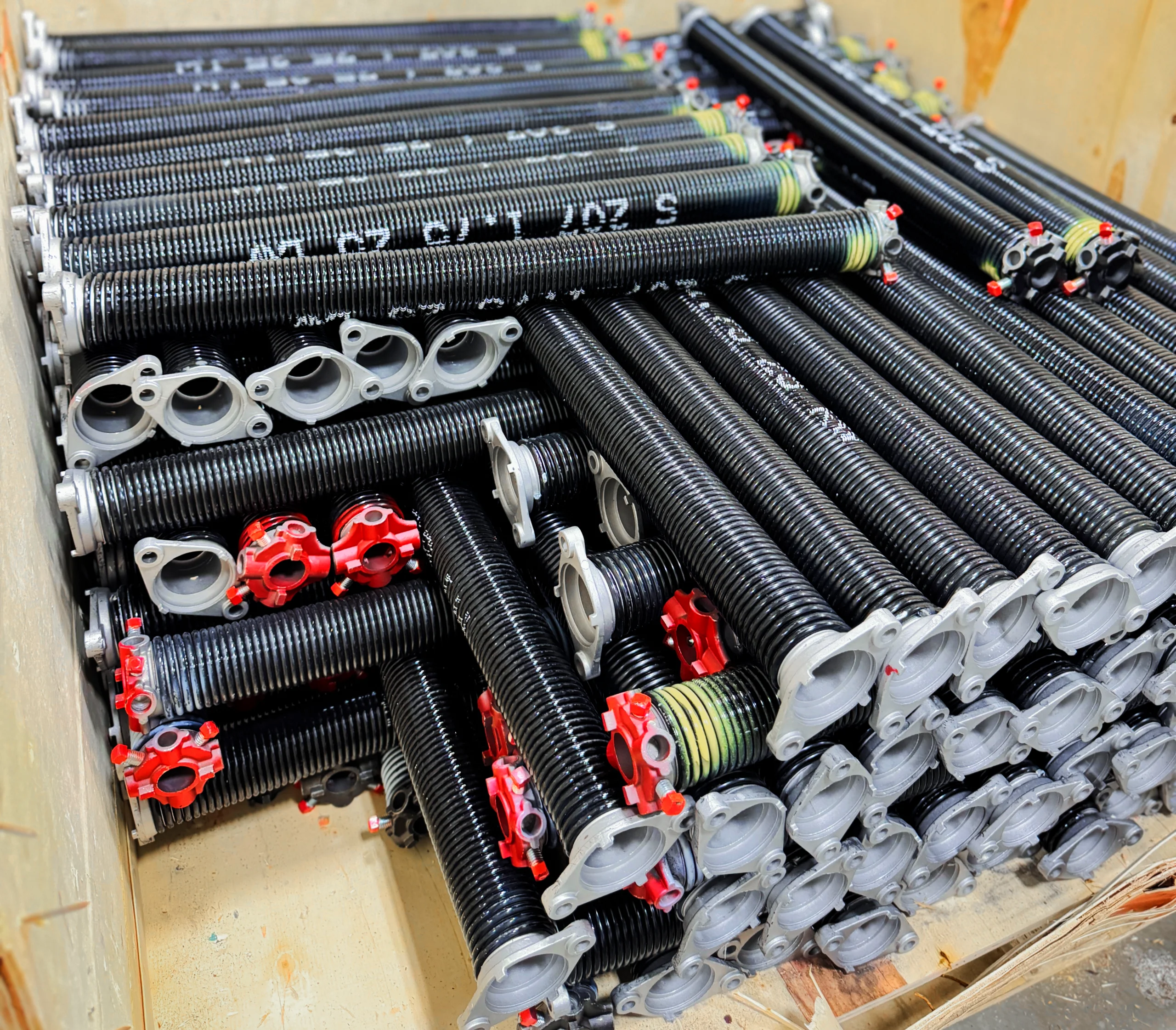 Garage door torsion spring replacement — broken spring repair Chicago